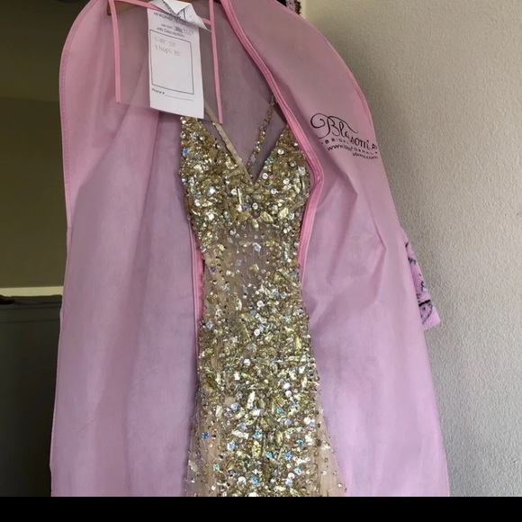 Sequins Rhinestone Prom Dress - Picture 4 of 6